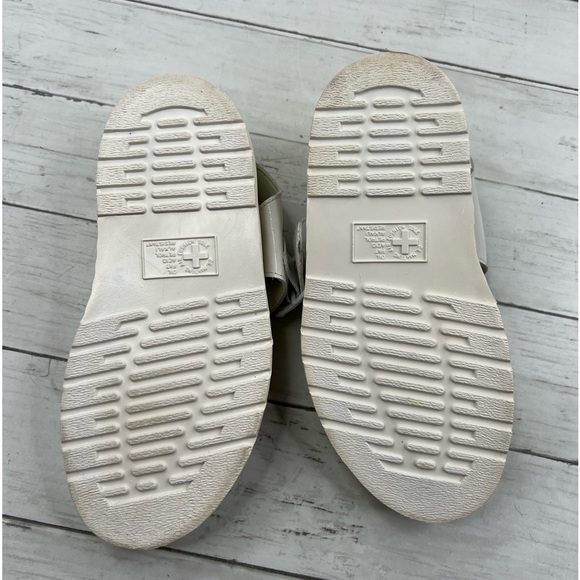 Dr. Martens Romi Chunky Platform Sandals Size 5 Women in Eggshell White - Picture 9 of 12